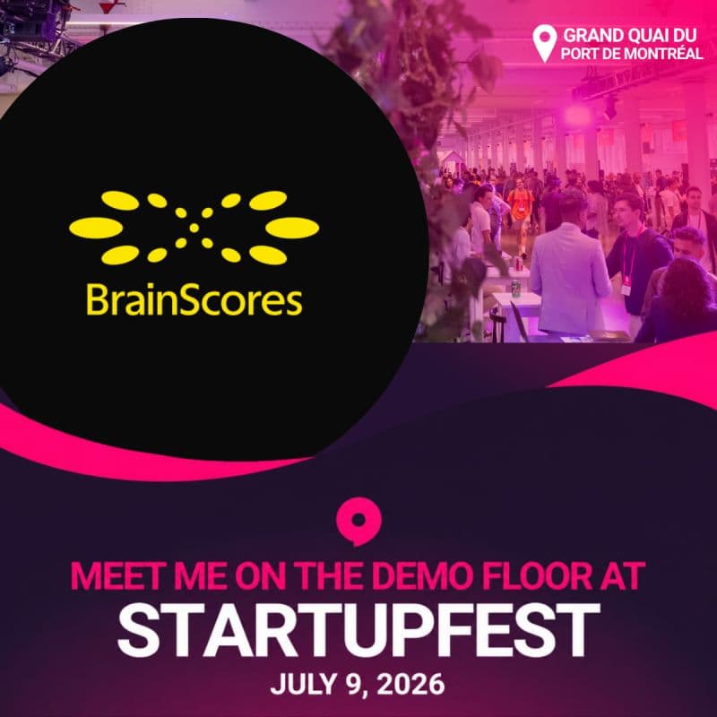 BrainScores Heads to Startupfest 2026 in Montréal